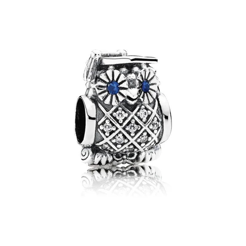 (Bild für) PANDORA Eulen-Absolventen-Charm - 791502NSB