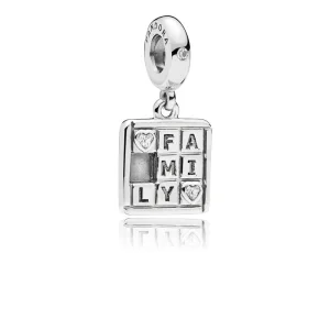 (Bild für) PANDORA Familienspielabend-Anhänger, klare CZ - 797626CZ