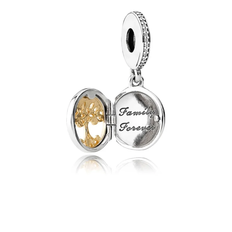 (Bild für) PANDORA Familienwurzel-Anhänger-Charm - 791988CZ - Ansicht 2