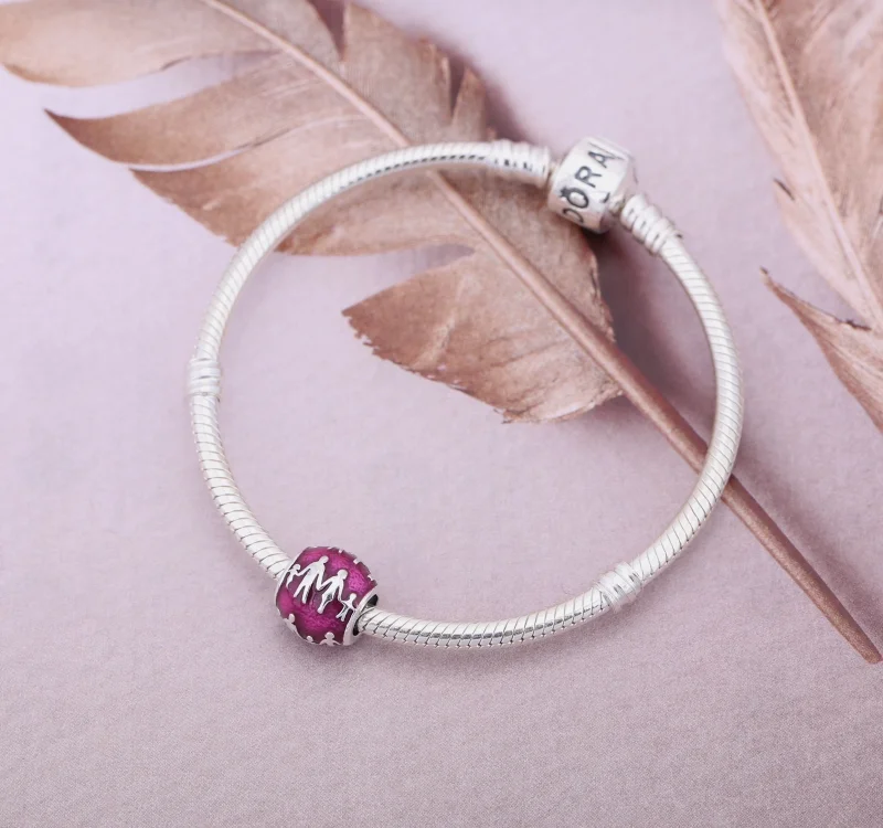 (Bild für) PANDORA Family Bonds Charm - 791399EN62 - Ansicht 2