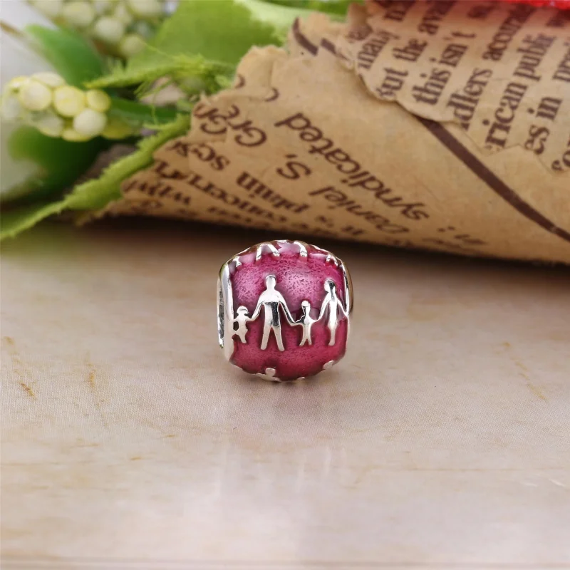 (Bild für) PANDORA Family Bonds Charm - 791399EN62 - Ansicht 3