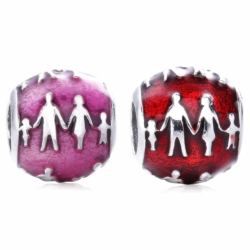 (Bild für) PANDORA Family Bonds Charm - 791399EN62 - Ansicht 6
