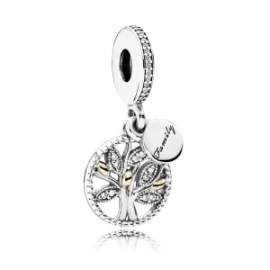 (Bild für) PANDORA Family Heritage-Anhänger-Charm - 791728CZ