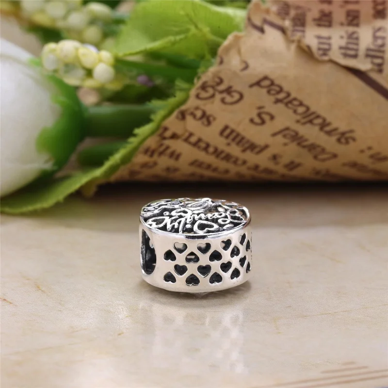 (Bild für) PANDORA Family Tribute Charm mit klarem CZ - 796267CZ - Ansicht 3