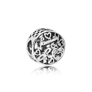 (Bild für) PANDORA Family Tribute Charm mit klarem CZ - 796267CZ