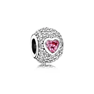 (Bild für) PANDORA Fesselnder Pavé-Herzanhänger - 791815CZS