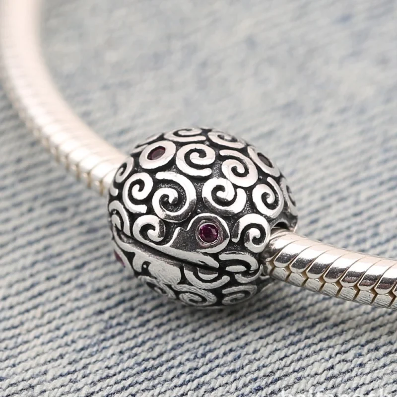 (Bild für) PANDORA Feuer, roter CZ-Clip - 790962CZR - Ansicht 2