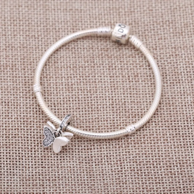 (Bild für) PANDORA Flatternde Schmetterlinge Anhänger Charm - 791844CZ - Ansicht 2