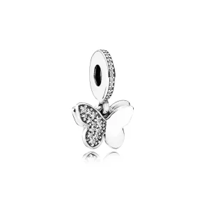 (Bild für) PANDORA Flatternde Schmetterlinge Anhänger Charm - 791844CZ