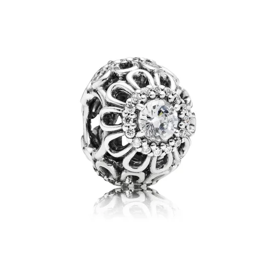 (Bild für) PANDORA Floral Brilliance Openwork Charm - 791260CZ