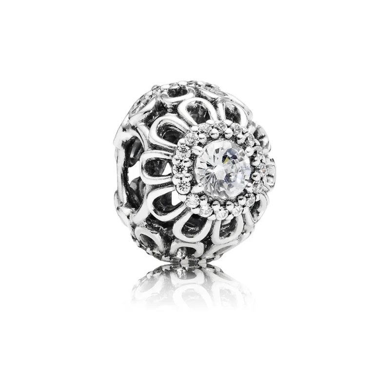 (Bild für) PANDORA Floral Brilliance Openwork Charm - 791260CZ