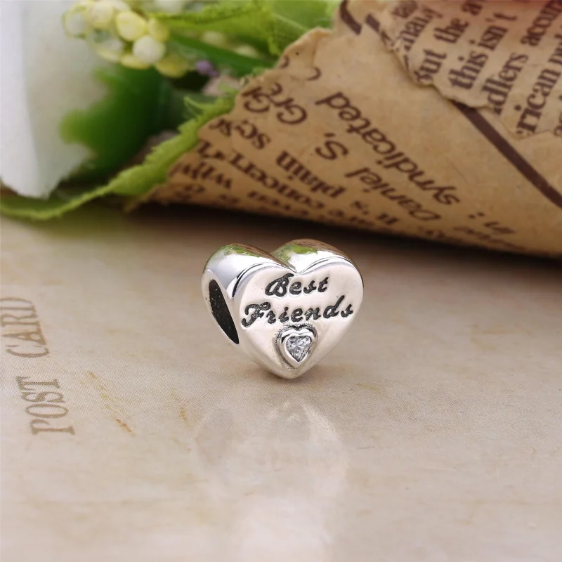 (Bild für) PANDORA Freundschaftsherz-Charm - 791727CZ - Ansicht 2