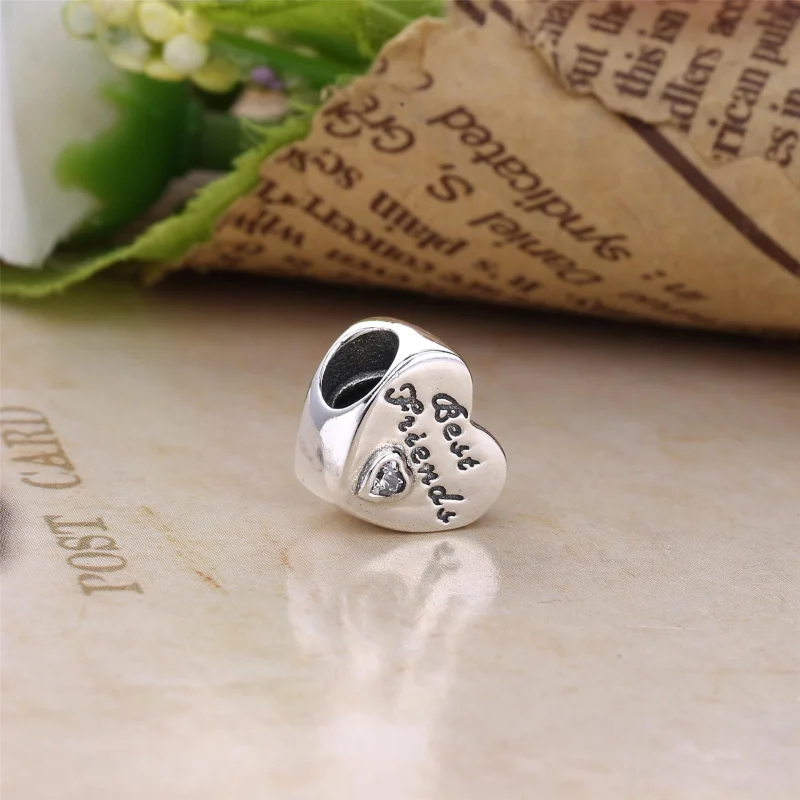 (Bild für) PANDORA Freundschaftsherz-Charm - 791727CZ - Ansicht 3