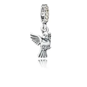 (Bild für) PANDORA Friedenstaube Anhänger Charm - 791394CCZ
