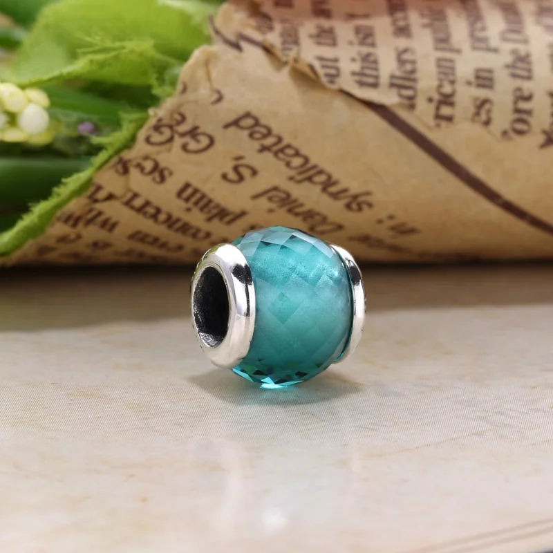 (Bild für) PANDORA FRIENDSHIP-Charm, himmelblauer Kristall - 796075NBS - Ansicht 3