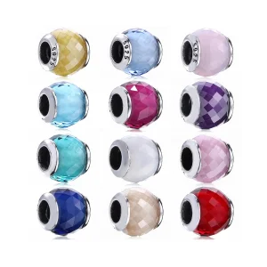 (Bild für) PANDORA FRIENDSHIP-Charm, himmelblauer Kristall - 796075NBS