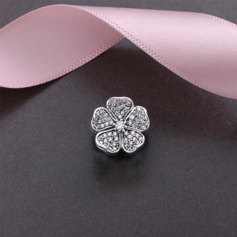 (Bild für) PANDORA Funkelnder Apfelblüten-Charm - 791831NBP - Ansicht 2