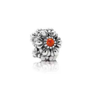 (Bild für) PANDORA Geburtstagsblüten, Juli, Karneol-Charm - 790580CAR