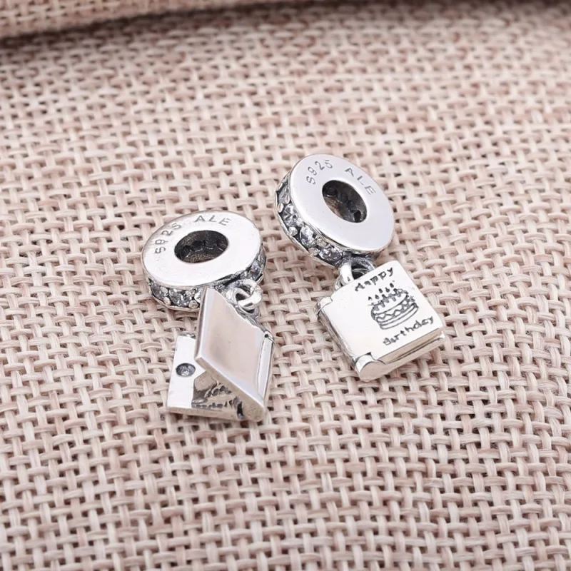 (Bild für) PANDORA Geburtstagswünsche-Anhänger-Charm - 791723CZ - Ansicht 2
