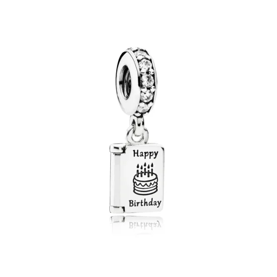 (Bild für) PANDORA Geburtstagswünsche-Anhänger-Charm - 791723CZ