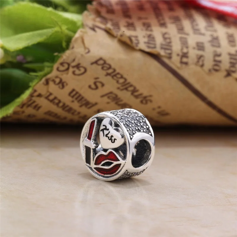 (Bild für) PANDORA Glamour Kiss Charm - 796324ENMX - Ansicht 3