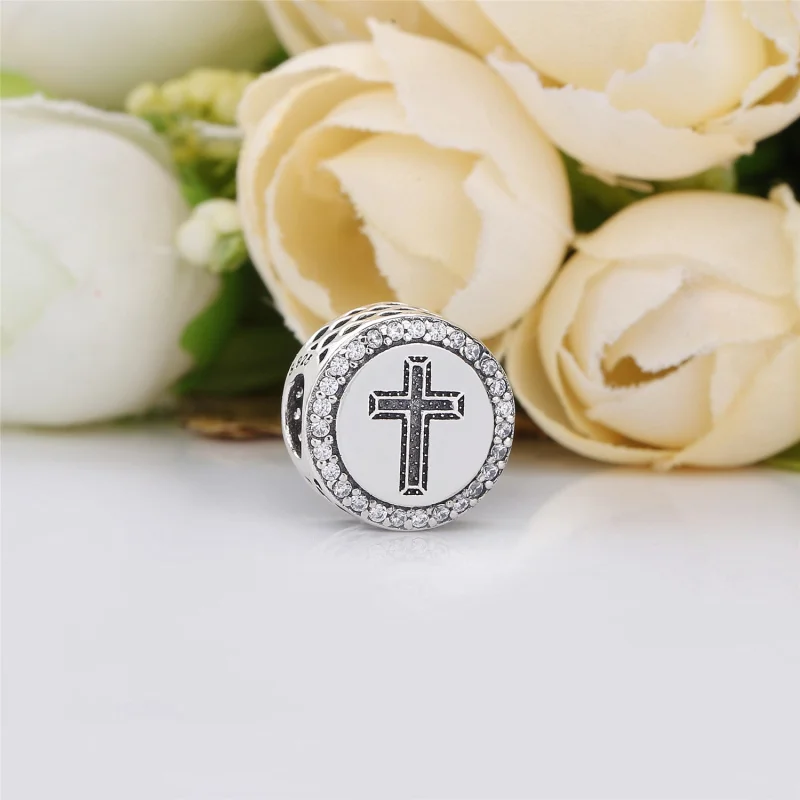 (Bild für) PANDORA Glaube-Kreuz-Charm - ENG792016CZ_2 - Ansicht 2