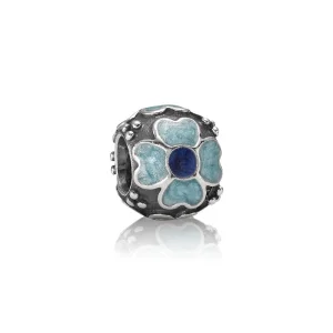 (Bild für) PANDORA Gänseblümchen, blauer Emaille-Charm - 790433EB