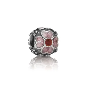(Bild für) PANDORA Gänseblümchen, roter Emaille-Charm - 790433ER