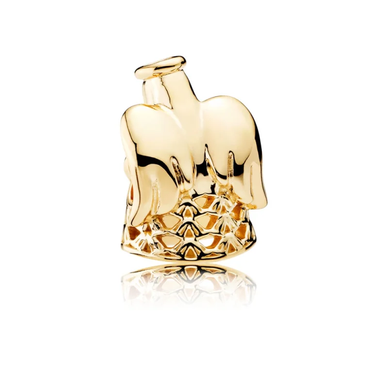 (Bild für) PANDORA Goldener Engel-Charm - 750999 - Ansicht 4