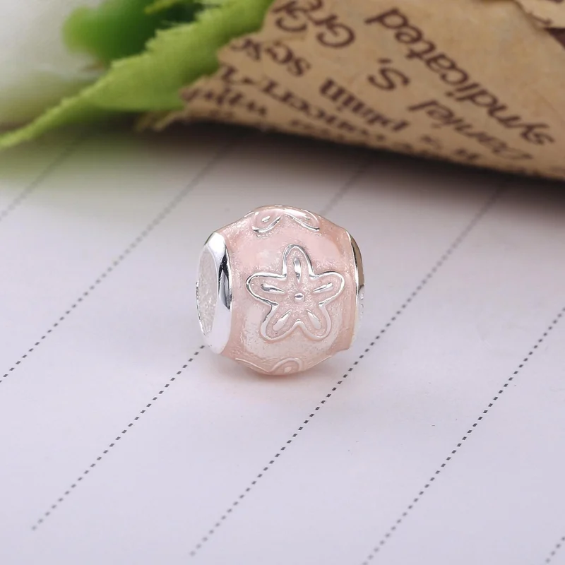 (Bild für) PANDORA HAPPINESS Charm, transparente cremerosa Emaille - 796087EN141 - Ansicht 2