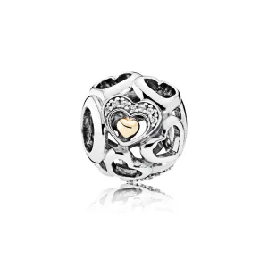 (Bild für) PANDORA Heart of Romance Clear CZ Charm - 792108CZ