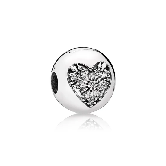 (Bild für) PANDORA Heart of Winter Clip, klare CZ - 796388CZ