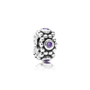 (Bild für) PANDORA Her Majesty, Purple Cz Spacer - 791122ACZ