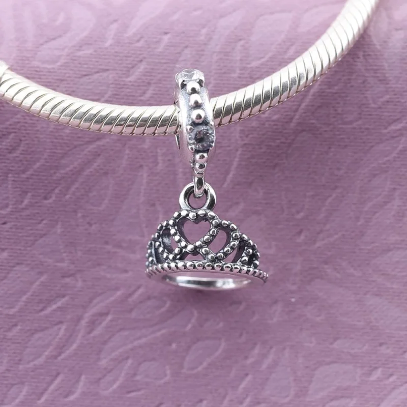 (Bild für) PANDORA Herz-Tiara-Anhänger-Charm - 791738CZ - Ansicht 2