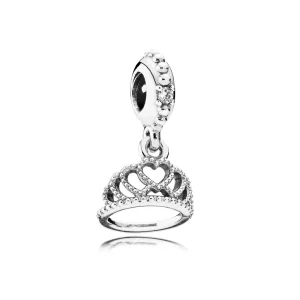 (Bild für) PANDORA Herz-Tiara-Anhänger-Charm - 791738CZ