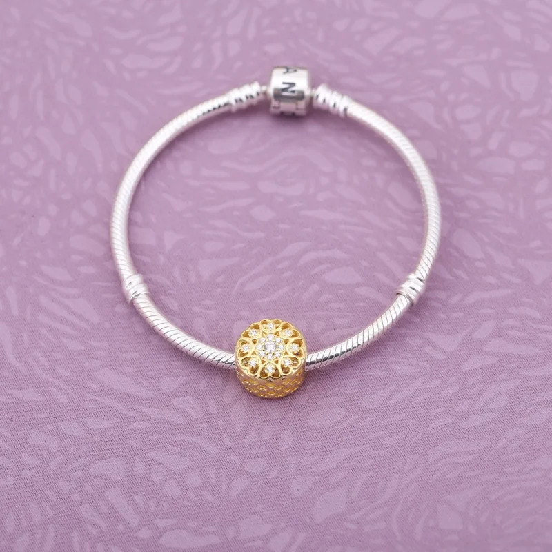(Bild für) PANDORA Herzen aus Gold Charm - 750841CZ - Ansicht 2