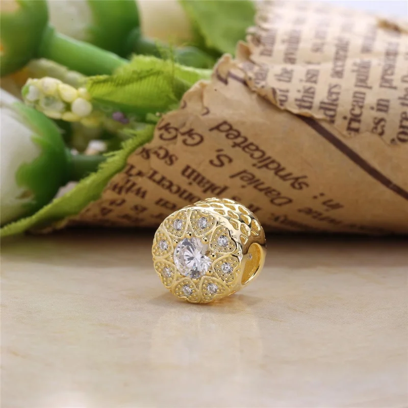 (Bild für) PANDORA Herzen aus Gold Charm - 750841CZ - Ansicht 4