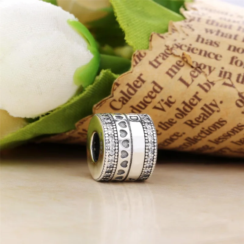 (Bild für) PANDORA Herzen drehender Charm - 797402CZ - Ansicht 2