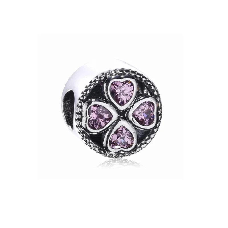 (Bild für) PANDORA Herzen Kleeblatt-Charm - PX00271-1