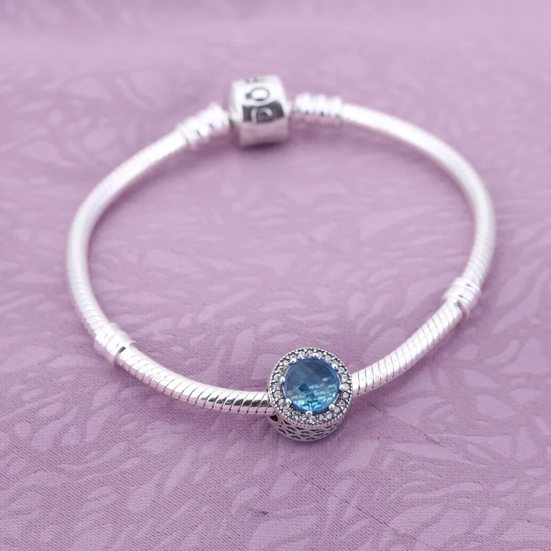 (Bild für) PANDORA Himmelblauer Radiant Hearts Charm - 791725NBS - Ansicht 2