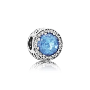 (Bild für) PANDORA Himmelblauer Radiant Hearts Charm - 791725NBS