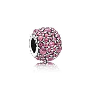 (Bild für) PANDORA Honeysuckle Pink Shimmering Droplets Charmora Charm - 791755HCZ