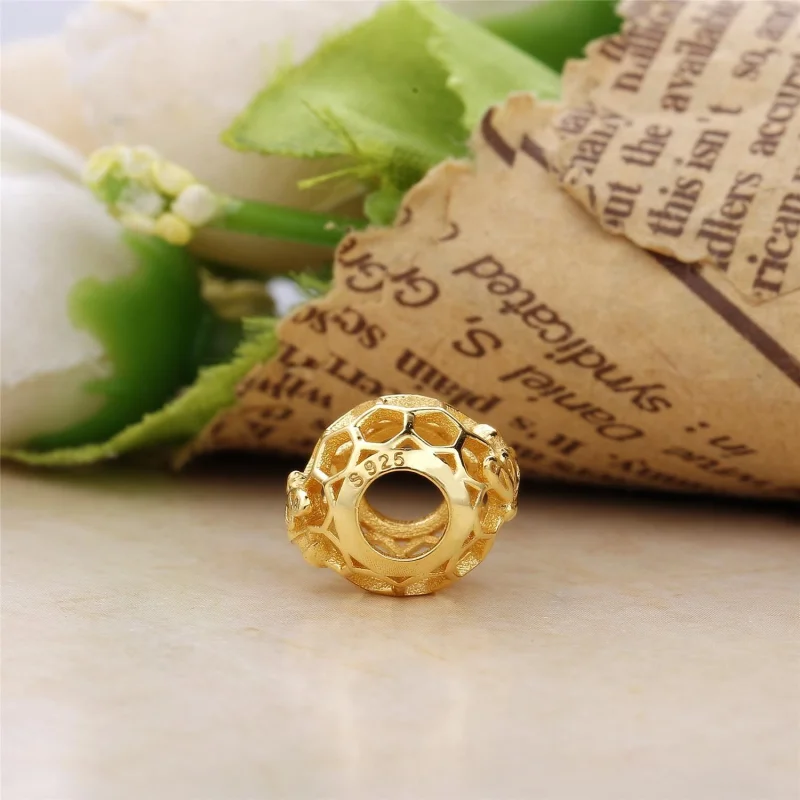 (Bild für) PANDORA Honigbienen-Charm, PANDORA Shine™ - 767023EN16 - Ansicht 4