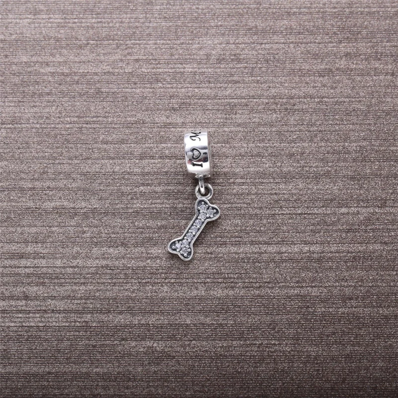 (Bild für) PANDORA „I Love My Dog“-Anhänger, klare CZ - 791263CZ - Ansicht 2