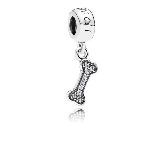 (Bild für) PANDORA „I Love My Dog“-Anhänger, klare CZ - 791263CZ