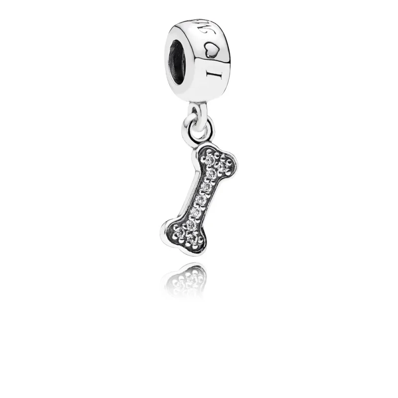(Bild für) PANDORA „I Love My Dog“-Anhänger, klare CZ - 791263CZ