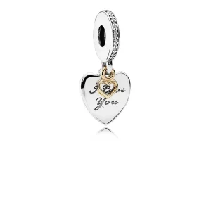 (Bild für) PANDORA „I Love You Forever“-Charm mit klarem CZ-Anhänger - 792042CZ