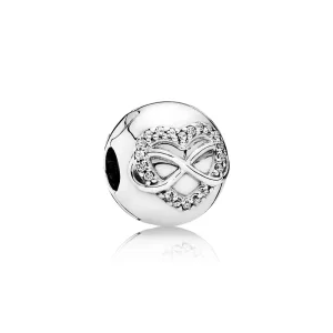 (Bild für) PANDORA Infinity Herzclip, klare CZ - 791947cz
