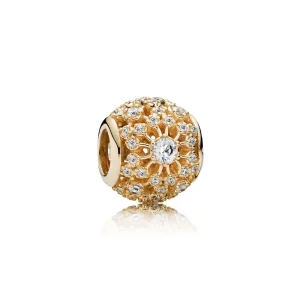 (Bild für) PANDORA Inner Radiance Charm, klare CZ 14K Gold - 750838CZ