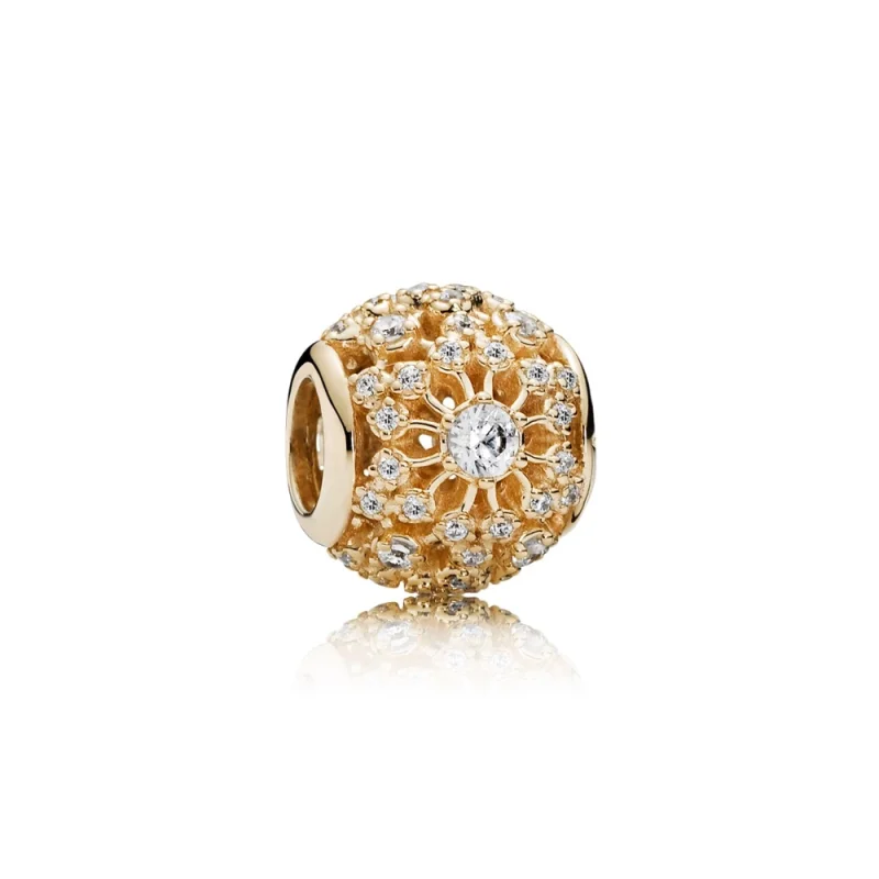 (Bild für) PANDORA Inner Radiance Charm, klare CZ 14K Gold - 750838CZ